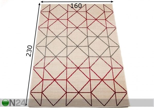 Matto 160x230 cm mitat