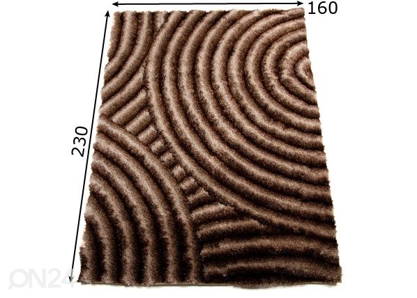 Matto 160x230 cm mitat