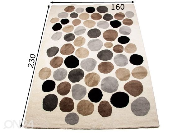 Matto 160x230 cm mitat