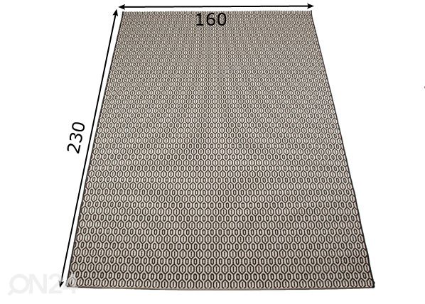 Matto 160x230 cm mitat