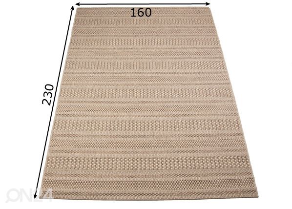 Matto 160x230 cm mitat