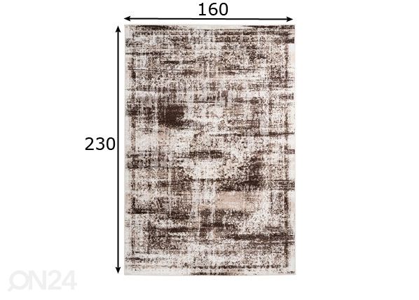 Matto 160x230 cm mitat