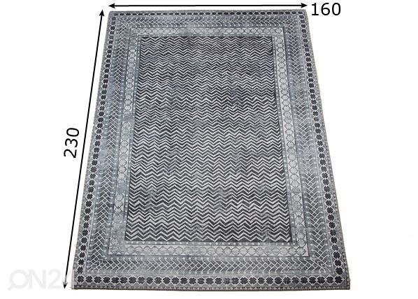 Matto 160x230 cm mitat