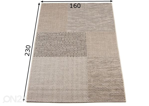 Matto 160x230 cm mitat