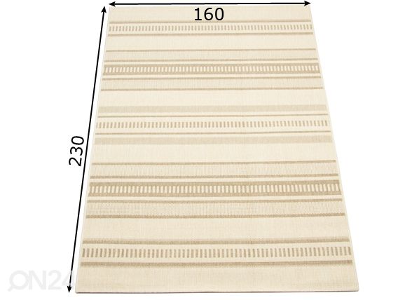 Matto 160x230 cm mitat