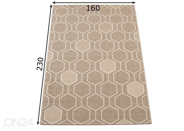 Matto 160x230 cm mitat