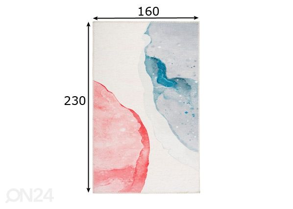 Matto 160x230 cm mitat