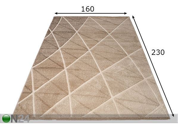 Matto 160x230cm mitat