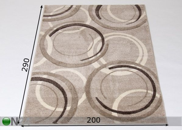 Matto 200x290 cm mitat