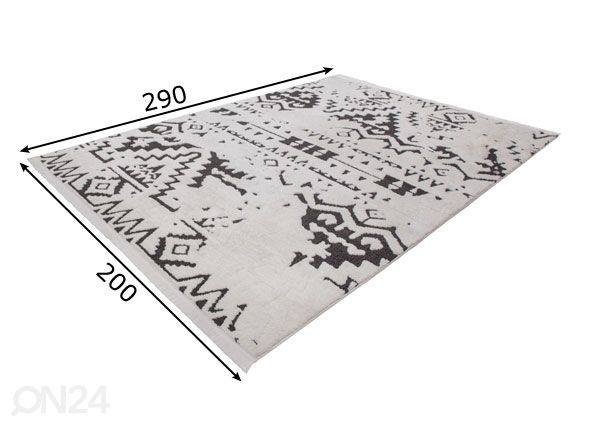 Matto 200x290 cm mitat