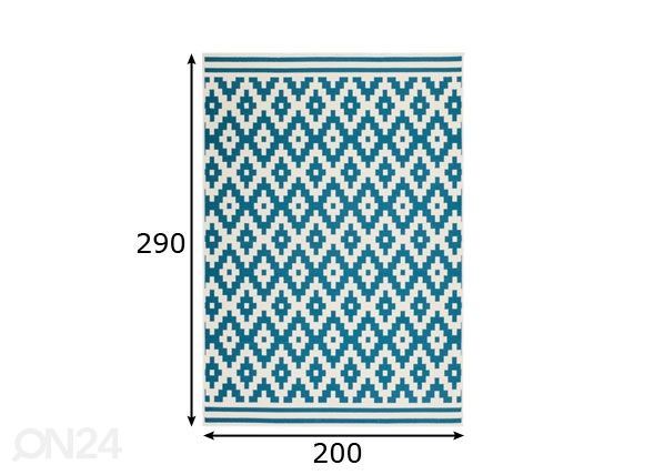 Matto 200x290 cm mitat