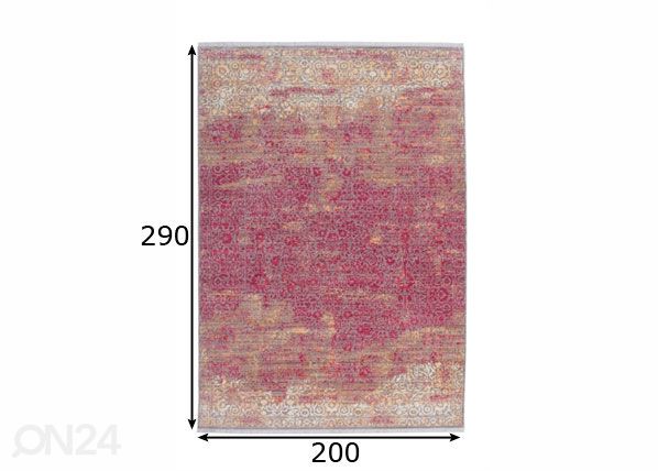 Matto 200x290 cm mitat