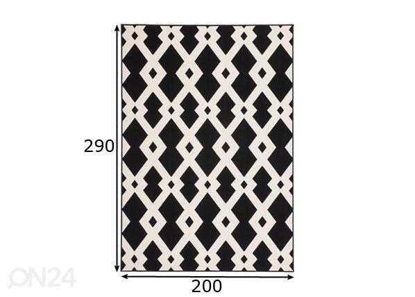 Matto 200x290 cm mitat