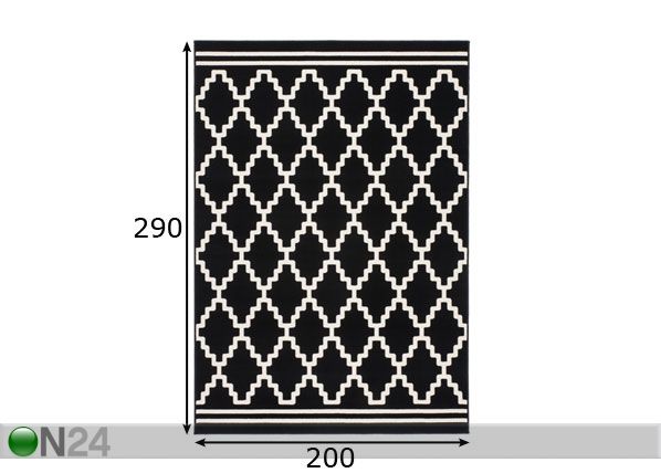 Matto 200x290 cm mitat