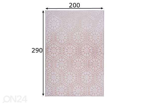 Matto 200x290 cm mitat