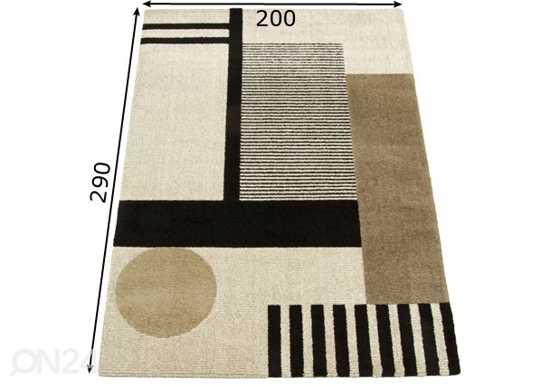 Matto 200x290 cm mitat