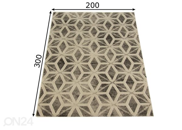 Matto 200x300 cm mitat