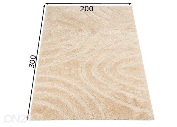 Matto 200x300 cm mitat