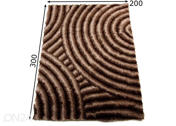 Matto 200x300 cm mitat