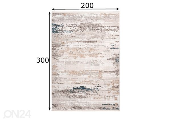 Matto 200x300 cm mitat