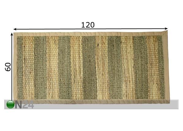 Matto 60x120 cm mitat