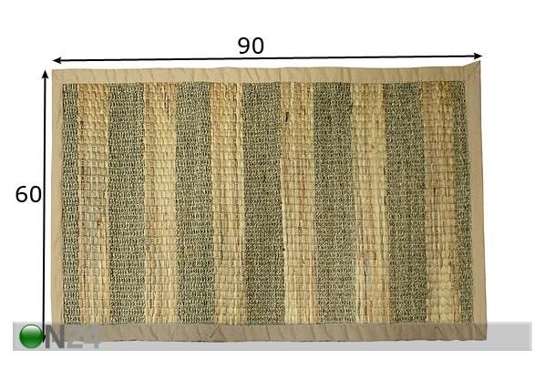 Matto 60x90 cm mitat