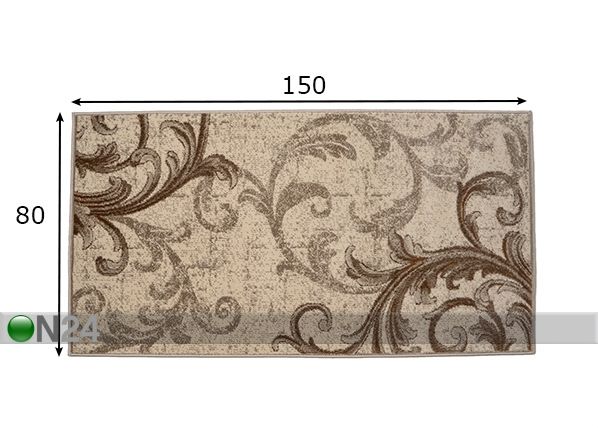 Matto 80x150 cm mitat