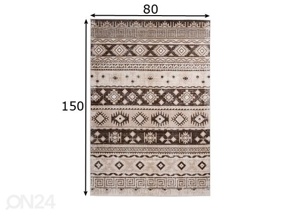 Matto 80x150 cm mitat