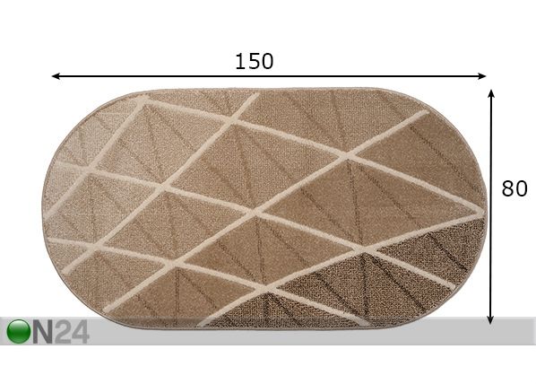 Matto 80x150cm mitat