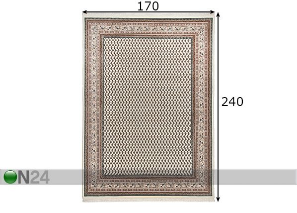 Matto Abbas Meraj Mir 170x240 cm mitat