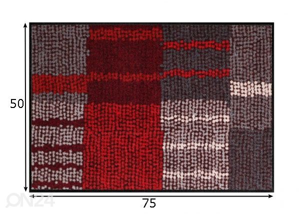 Matto Aboriginee Stripes 50x75 cm mitat