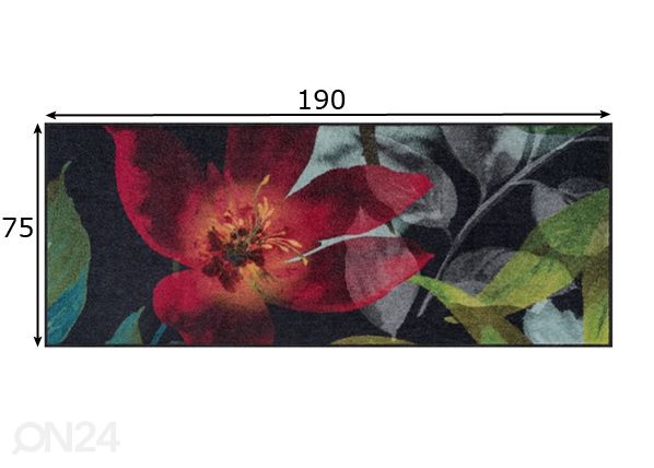 Matto Akela 75x190 cm mitat