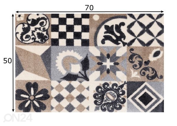 Matto Alcina 50x70 cm mitat