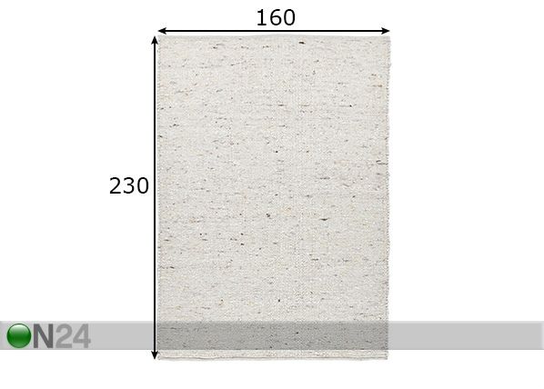 Matto Alm Glück 160x230 cm mitat