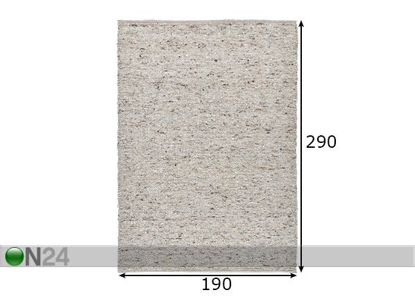 Matto Alm Glück 190x290 cm mitat
