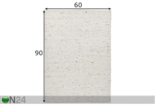 Matto Alm Glück 60x90 cm mitat