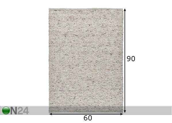Matto Alm Glück 60x90 cm mitat