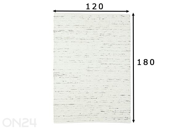 Matto Alm Glück UNI 120x180 cm