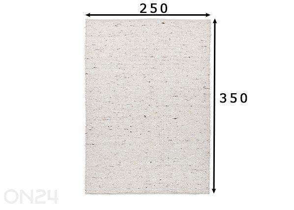 Matto Alm Glück UNI 250x350 cm mitat