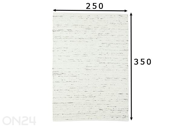 Matto Alm Glück UNI 250x350 cm mitat