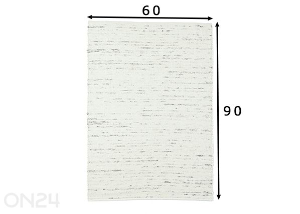 Matto Alm Glück UNI 60x90 cm mitat