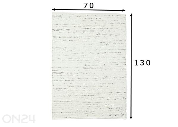 Matto Alm Glück UNI 70x130 cm mitat