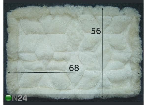 Matto ALPAKKA 68x56 cm mitat
