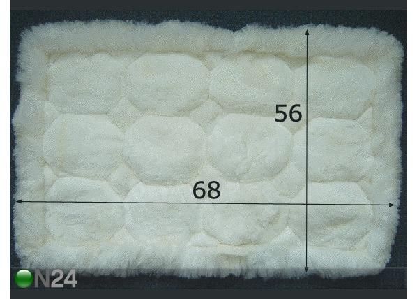 Matto ALPAKKA 68x56 cm mitat