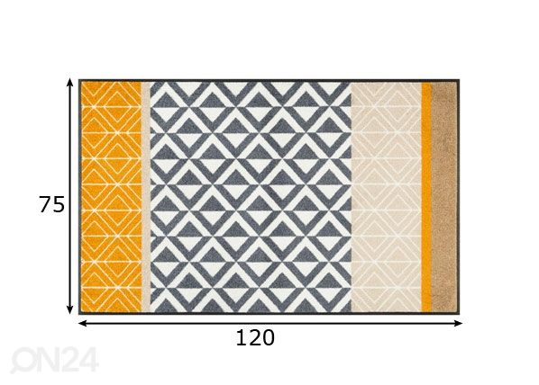 Matto ALVAR 75x120 cm mitat