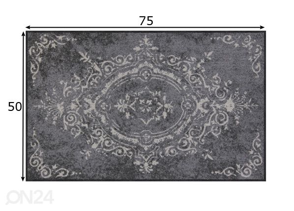 Matto Amira grey 50x75 cm mitat