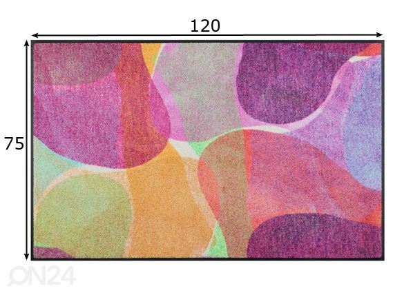Matto Athmo 75x120 cm mitat