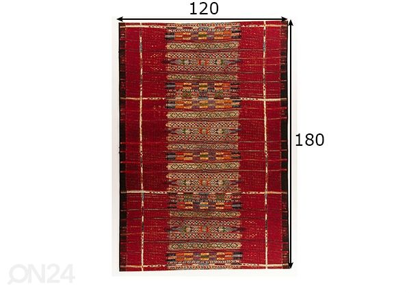 Matto Aurora 120x180 cm mitat