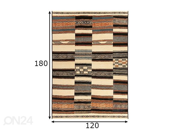 Matto Aurora 120x180 cm mitat
