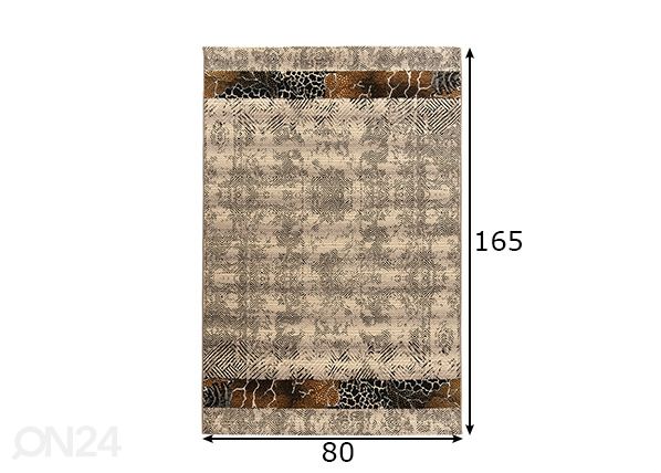 Matto Aurora 80x165 cm mitat
